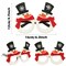 JAYKIDS 16PCS Christmas Glasses Party Favors Christmas Tree Hanging Ornaments Decorations Photo Booth Props Xmas Party Decorations Eyeglasses Frame for Christmas Holiday Party Supplies